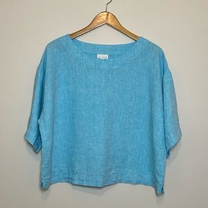 J. Jill  Linen Top Petite size Small